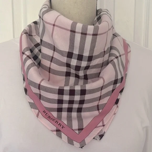 BURBERRY HANDKERCHIEF SCARF - Picture 5 of 5